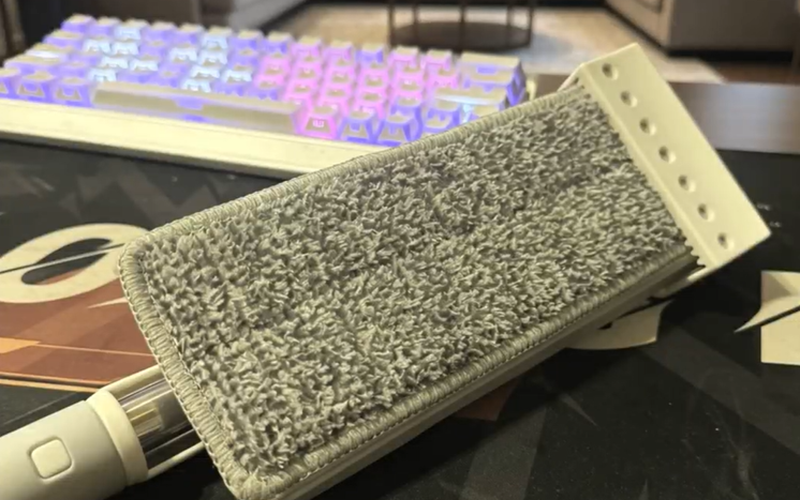Velcro mop
